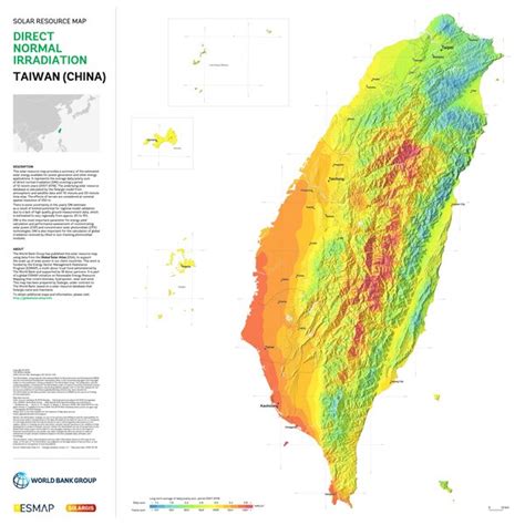 solar irradiance map taiwan|Solar resource maps and GIS data for 200+ countries.